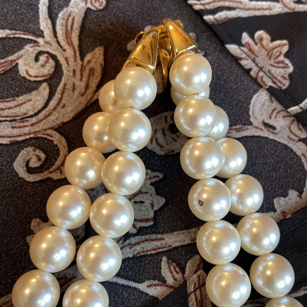 Vintage Napier Pearl Choker Rare - Picture 10 of 11